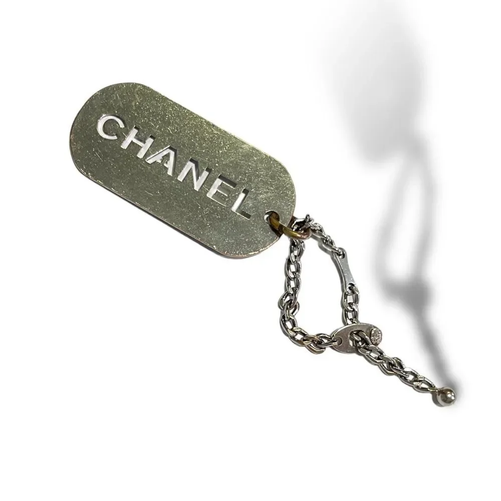 CHANEL Dog Tag Charm 2004 Season V (Continuous)